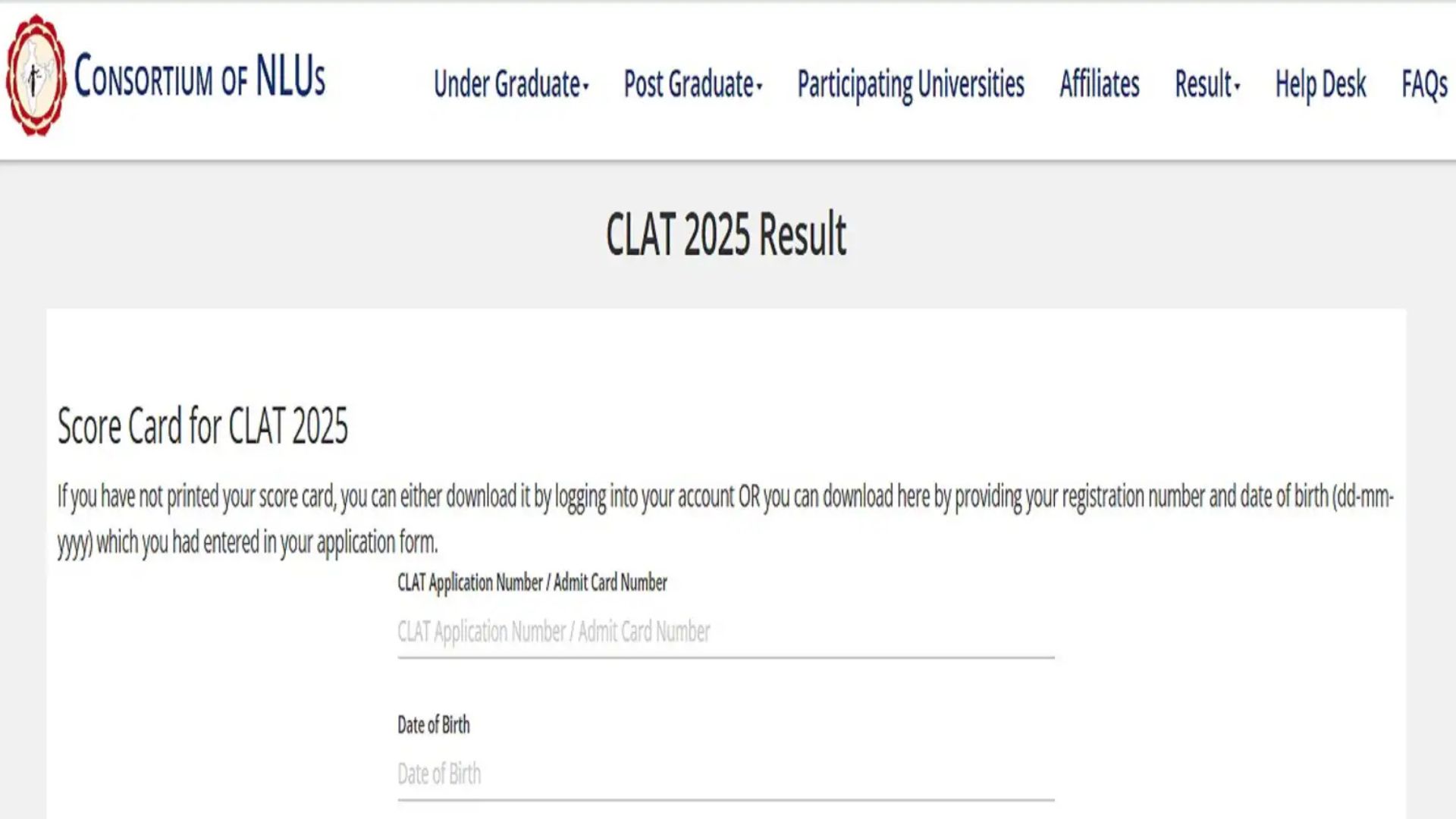 CLAT 2025 Results Released: Steps to Access Your Scores