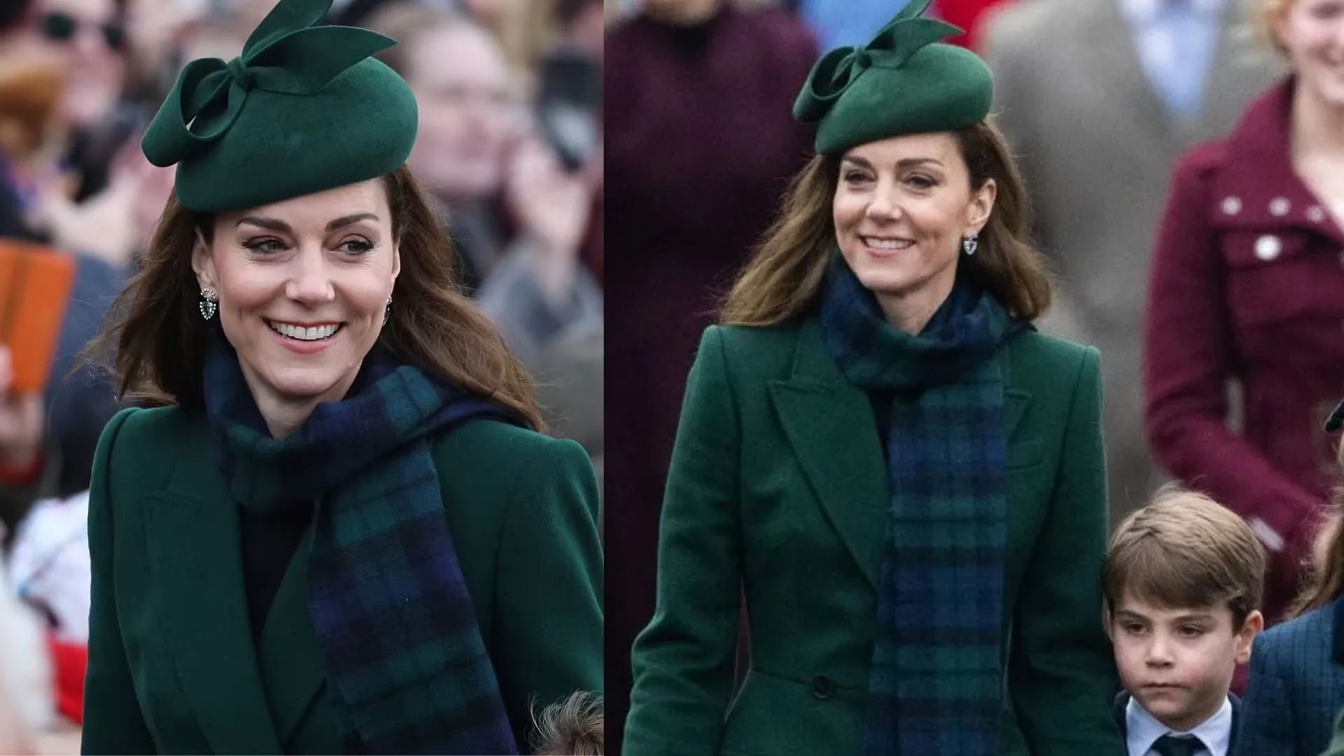 From Emerald Green Coat to Tartan Scarf: Breaking Down Kate Middleton’s Christmas Style for Royal Family Outing