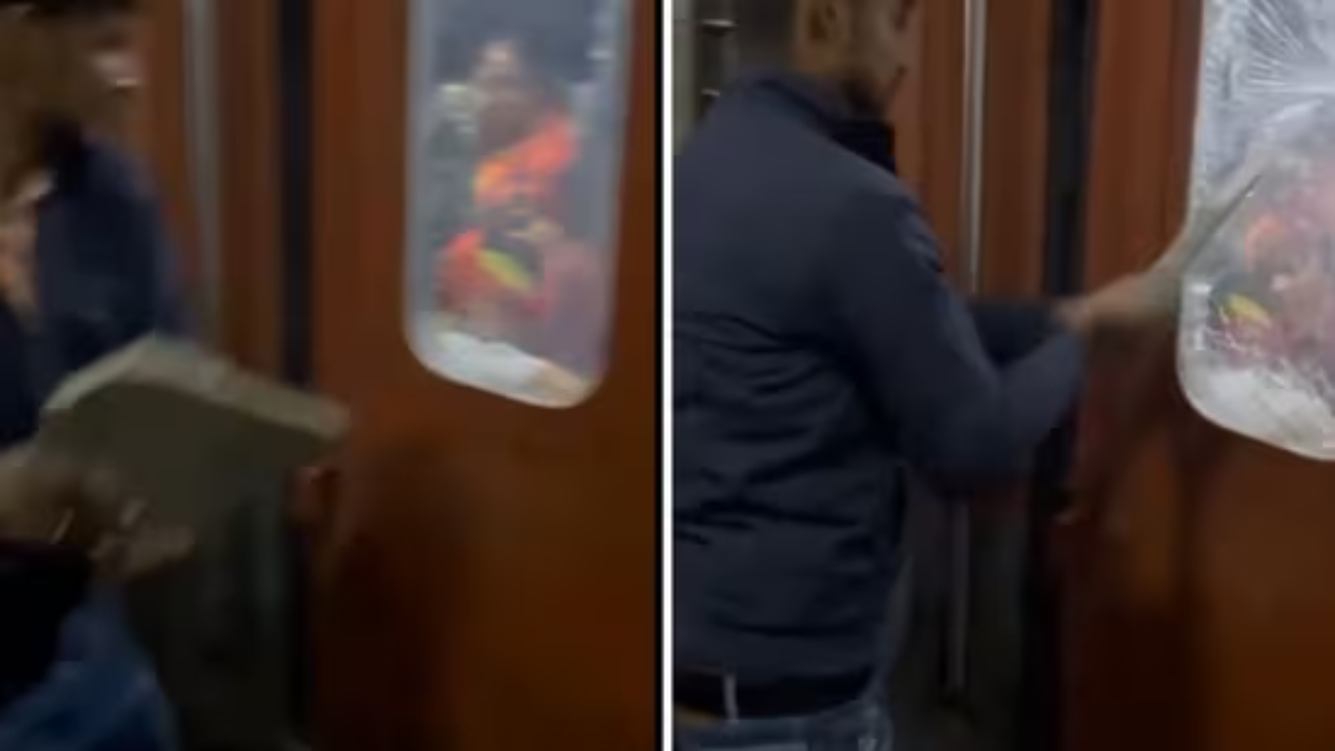 Furious Passengers Smash Glass Of Train In UP Over Locked Doors, Boarding Issues| WATCH