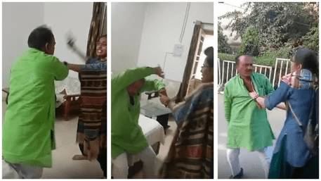 Gwalior PWD Engineer Assaulted With ‘Chappal’ After Alleged Molestation In Job Scam | WATCH