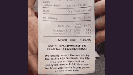 ‘Hope You Found Peace…’: Delhi Restaurant’s Message for Atul Subhash Goes Viral