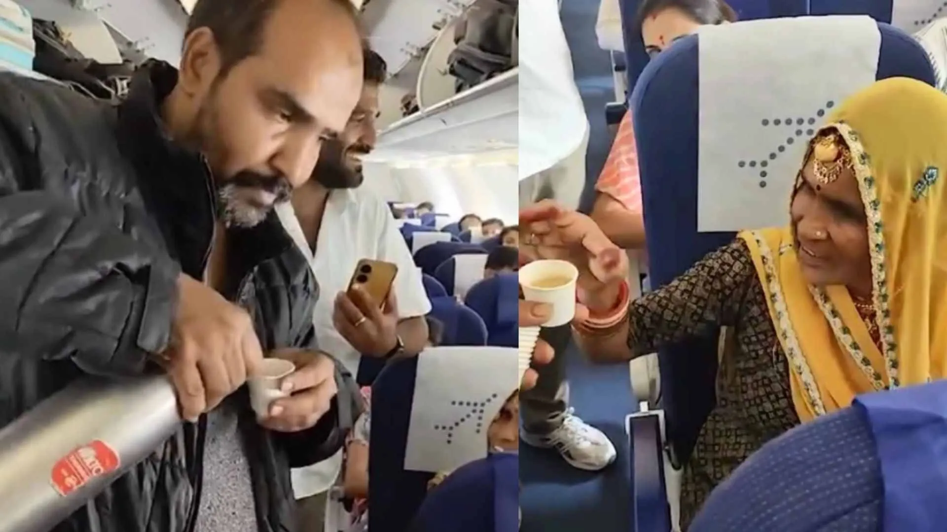 In-Flight Chaiwala: IndiGo Passenger Serves Tea Mid-Flight | WATCH