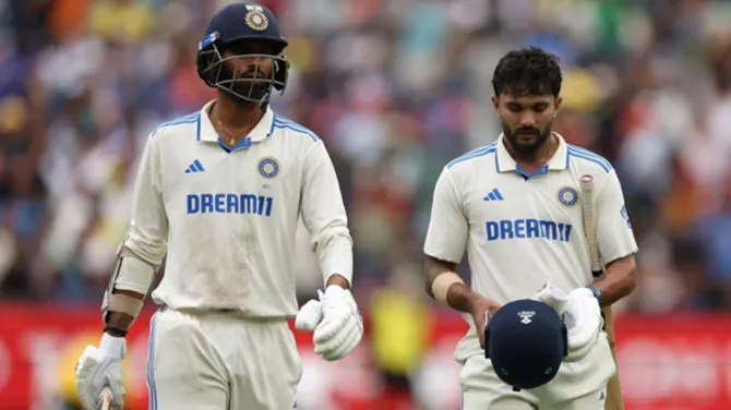 India Fights Back with Reddy-Sundar Stand, Reach 326/7 at Tea: Day 3 Melbourne Test