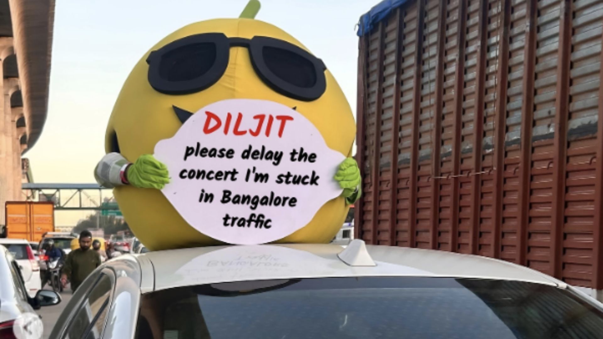 Lemon Man’s Request For Delay Of Diljit Dosanjh’s Concert After Getting Stuck In Bengaluru Traffic