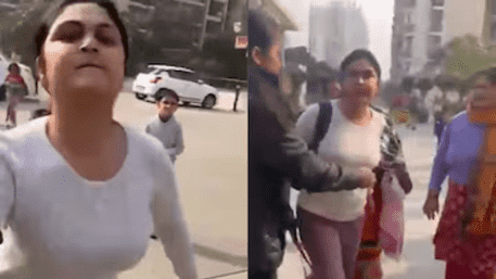 Noida Shocker: Woman Slaps 6-Year-Old After Son’s Quarrel | WATCH