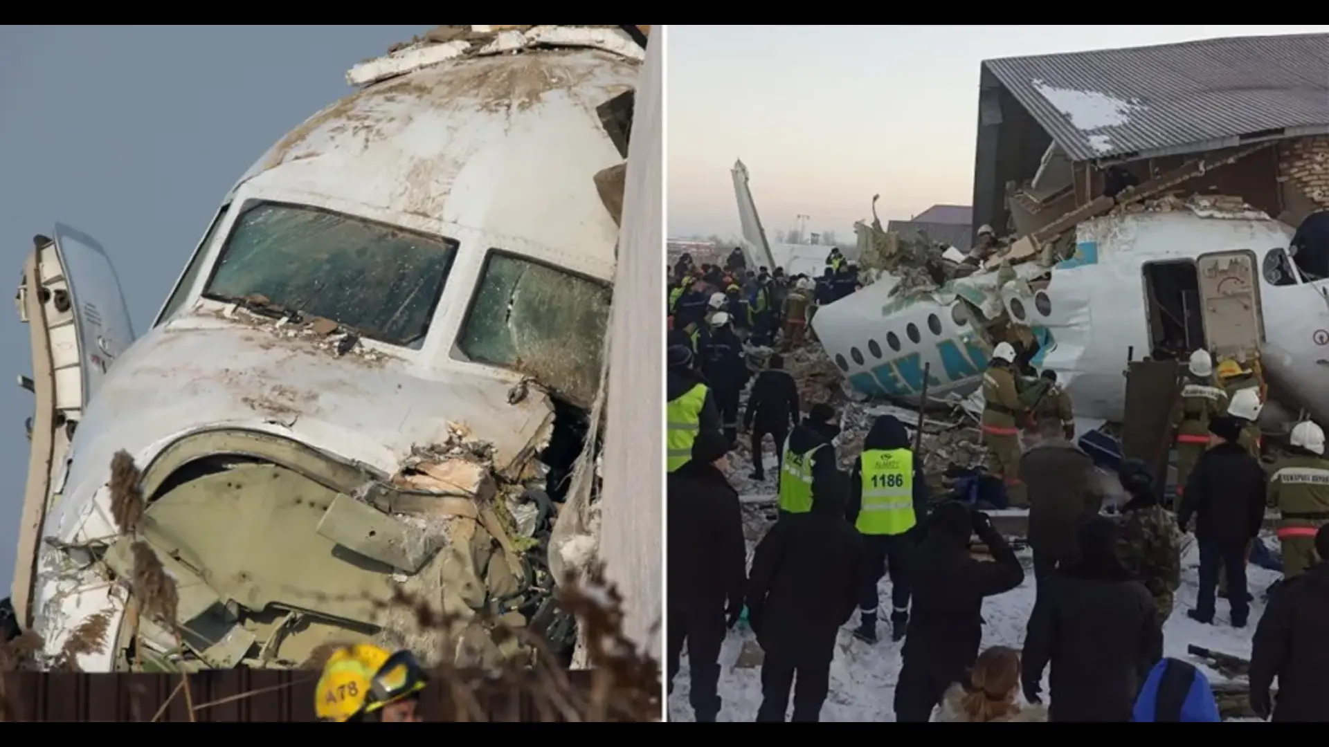 Plane Crashes Near Kazakhstan’s Aktau Airport, Around 100 Feared Dead
