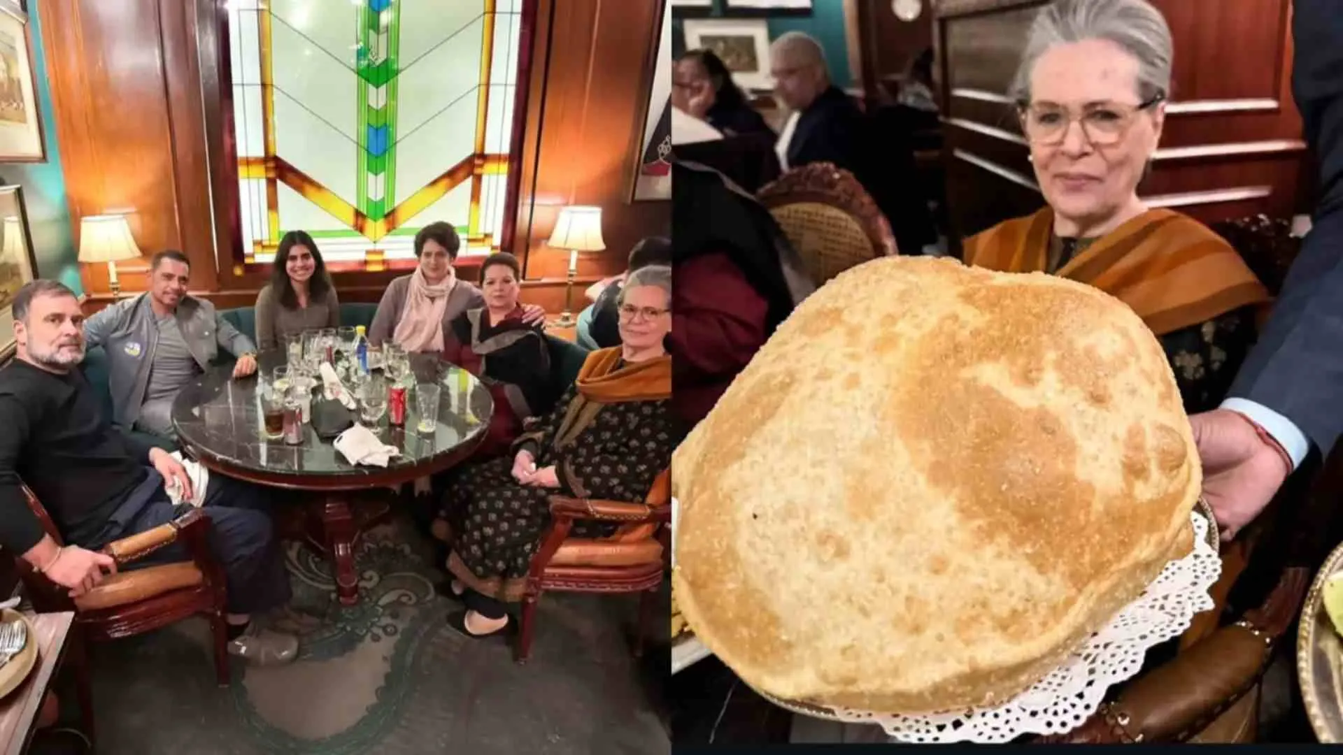 Rahul Gandhi Relishes Family Lunch at Delhi’s Kwality Restaurant | SEE PICS