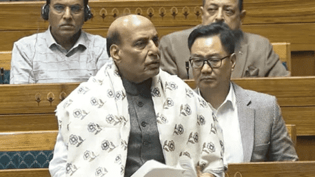 Rajnath Singh Alleges ‘Hijacking’ Of Constitution Legacy In Lok Sabha Speech