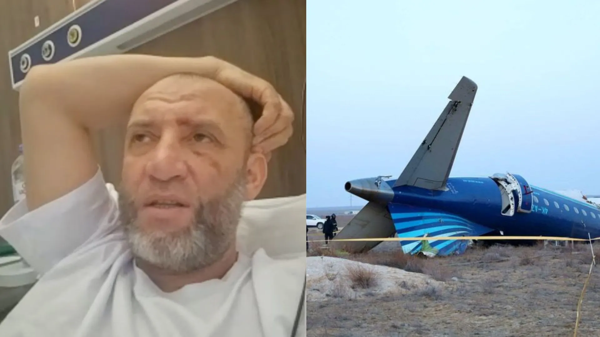 Survivor of Azerbaijan Crashed Plane Reports Hearing at Least One Loud Bang Before the Crash