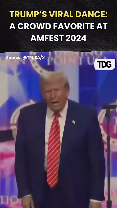 Trump’s AmFest Dance Proves He Can Still Command a Crowd—And the Internet