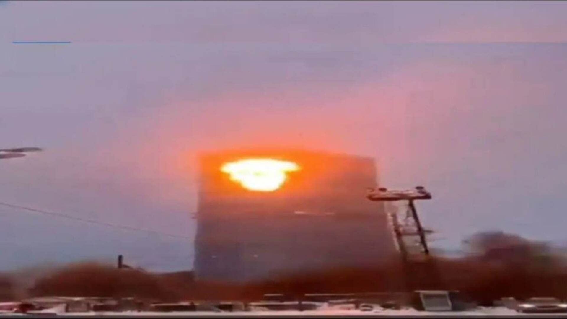 Drone Attack in Kazan, Russia: Massive Fire Erupts After Drone Crashes Into Building