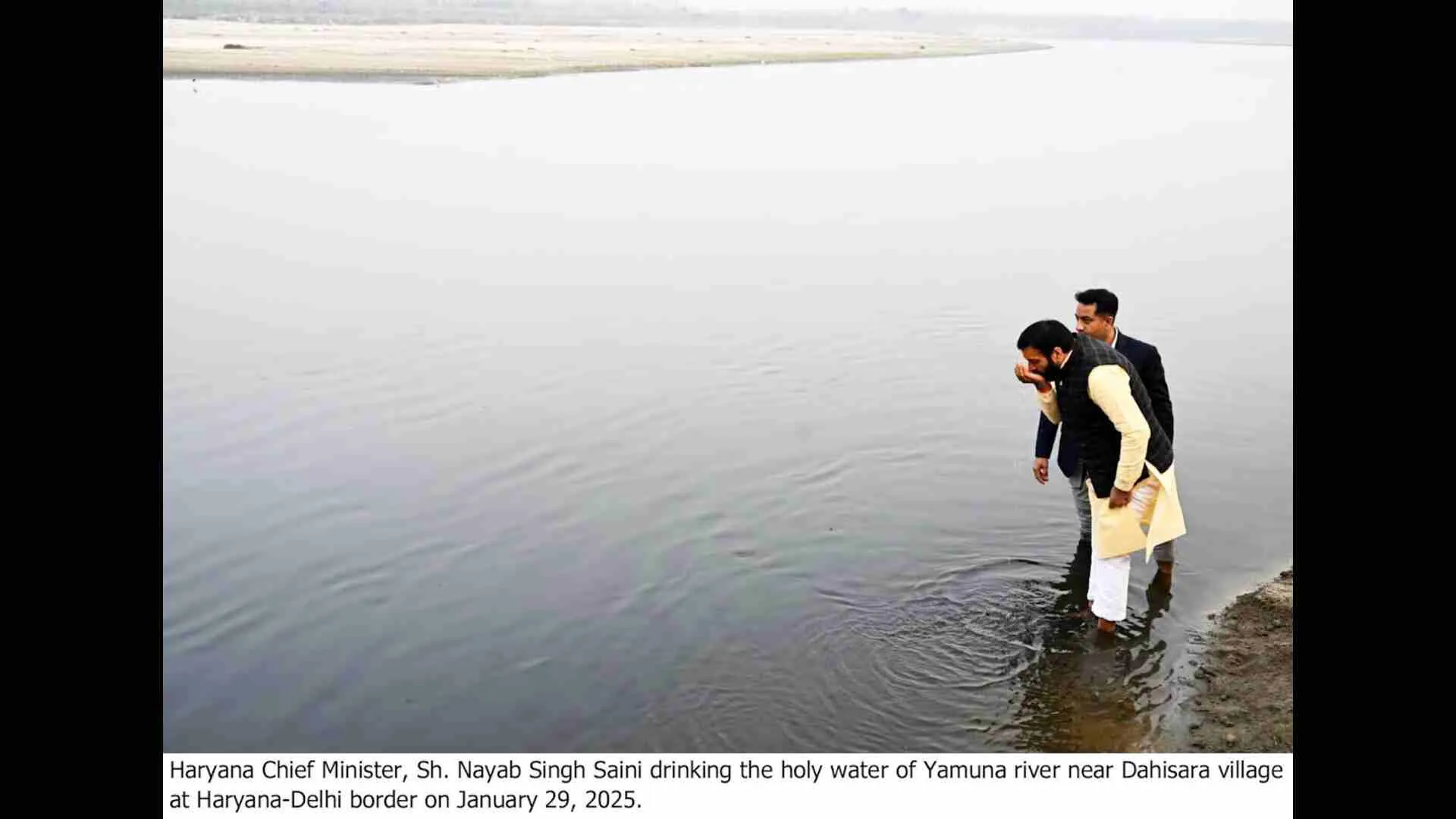 Haryana govt files case against Kejriwal over Haryana poisoning Yamuna water remarks