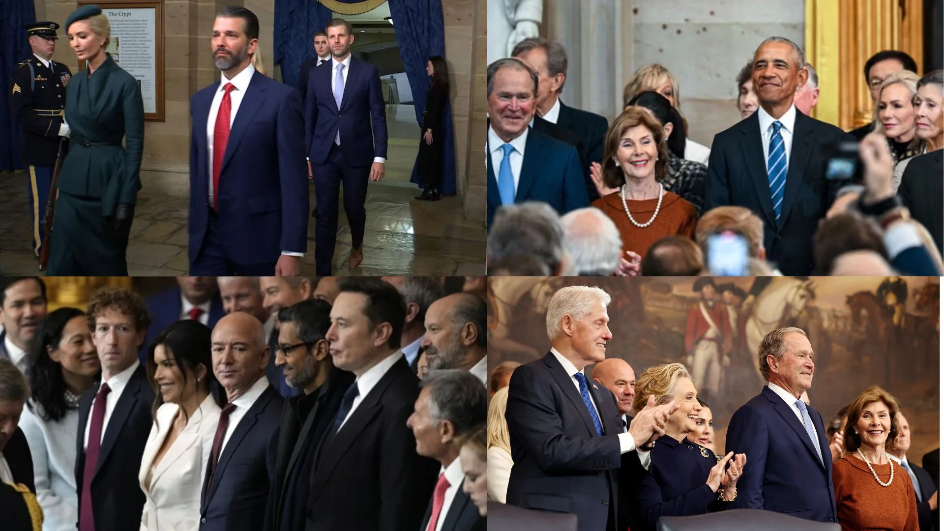 Trump Inauguration Day: Trump’s Family, Supreme Court Justices, Cabinet Gathers At Capitol Rotunda