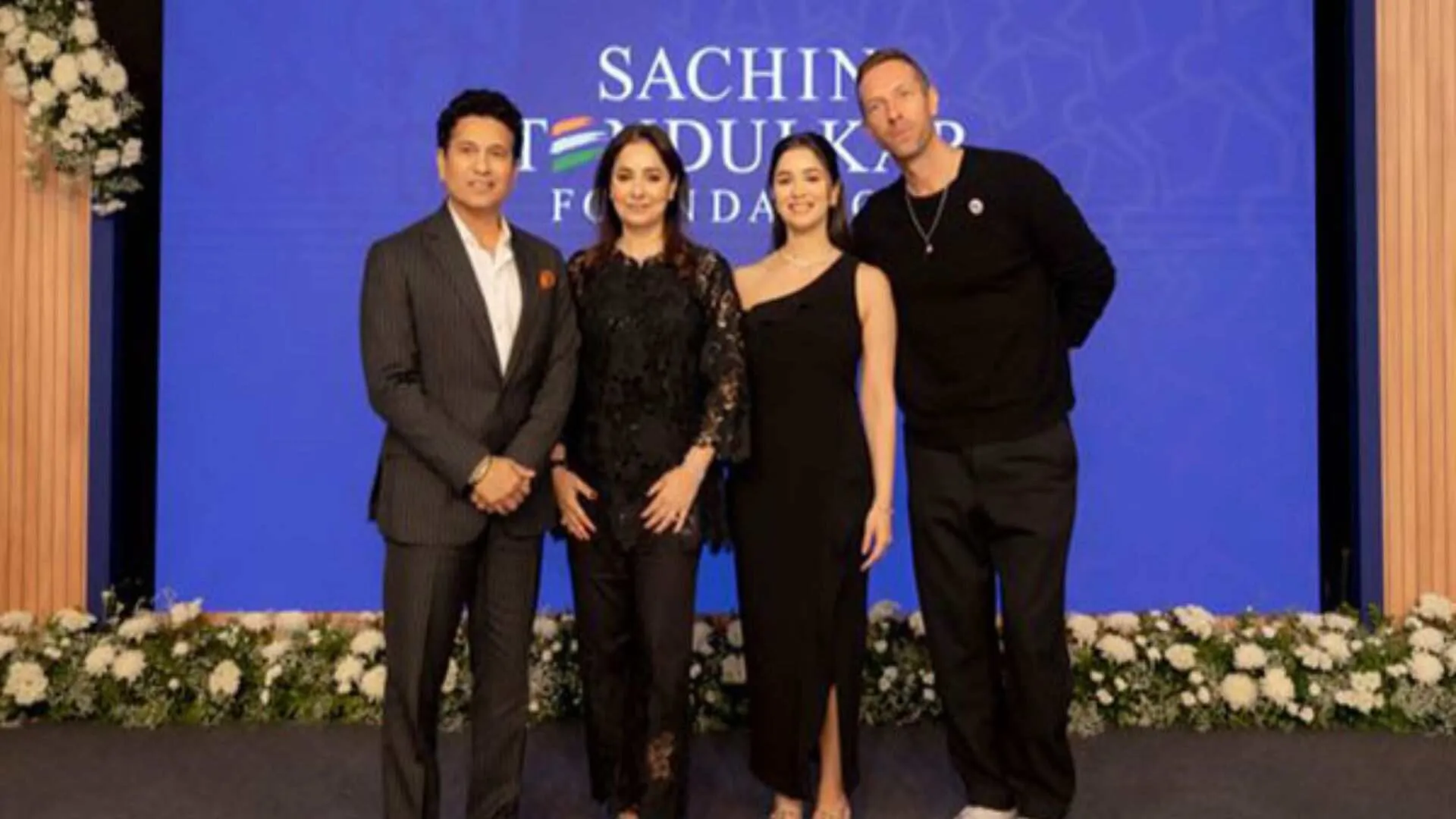Coldplay’s Chris Martin Joins Sachin Tendulkar Foundation’s 5th Anniversary Celebration