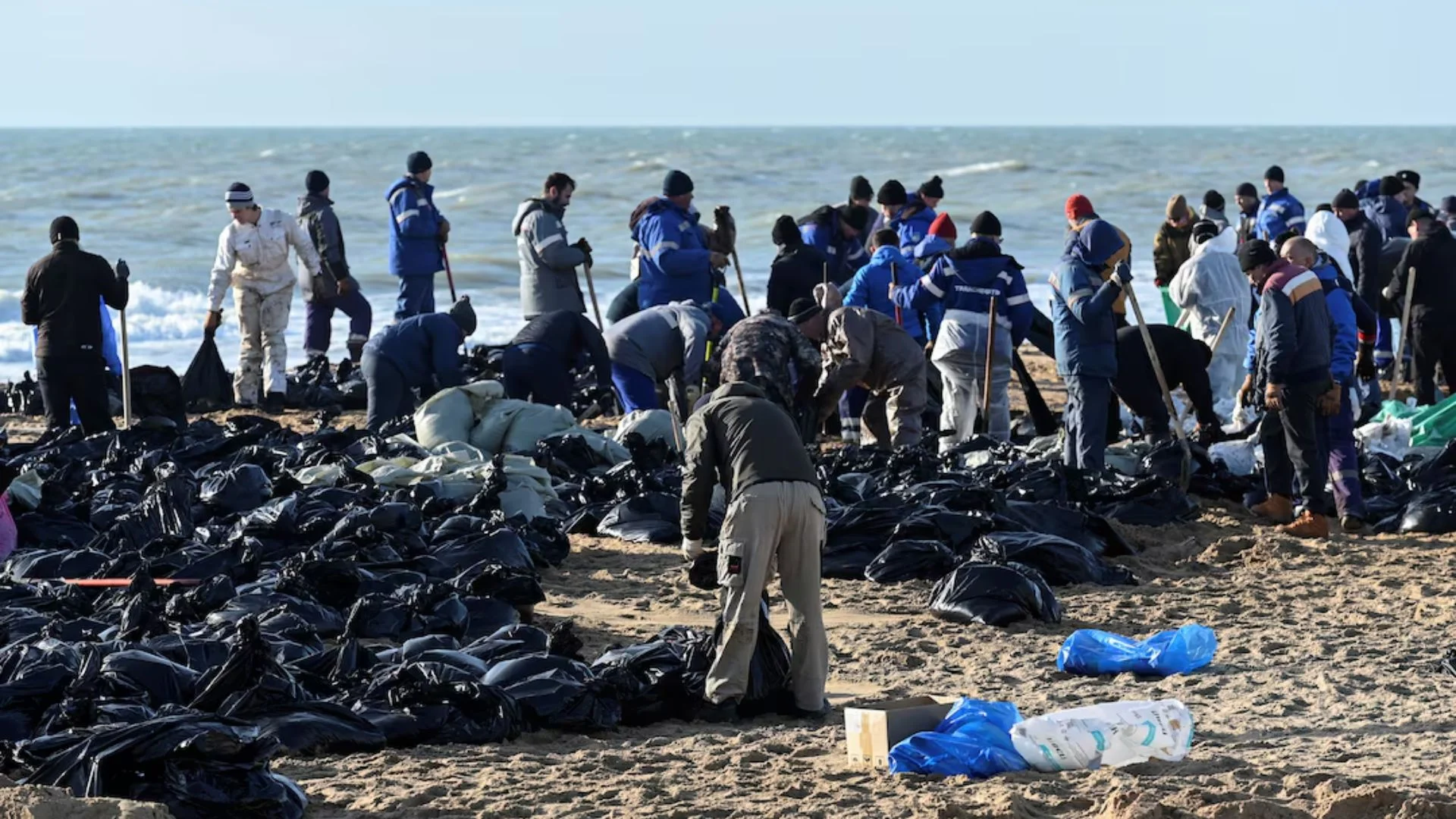 Black Sea Oil Spill: Russia Declares Emergency In Crimea As It Battles Environmental Crisis