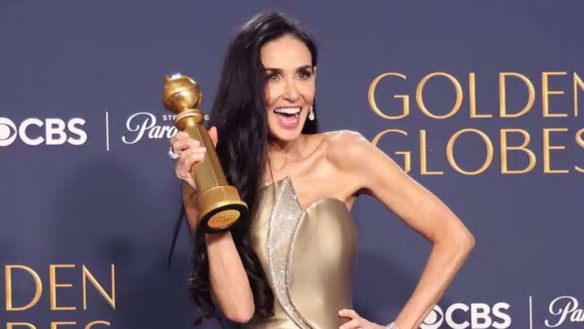 Golden Globes 2025: Demi Moore’s First Golden Globe in 45 Years | WATCH