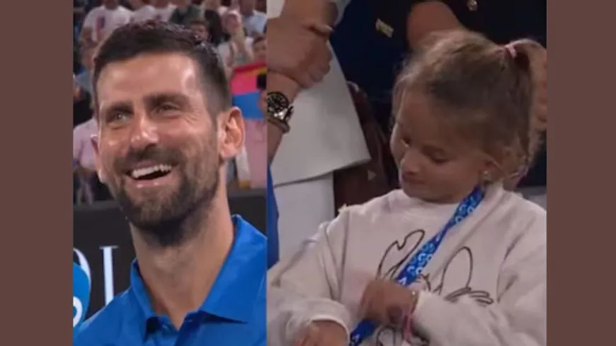 Djokovic Reaches Semi-Finals, But It’s His Daughter Tara’s Reaction That Wins Fans’ Hearts