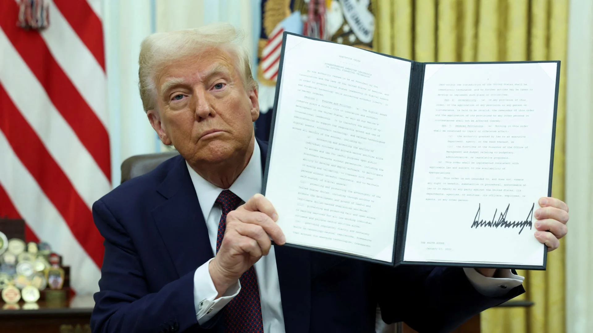Trump Signs Orders On AI, Crypto, Tech, Aim To Make America Leader Of AI & Crypto | Watch
