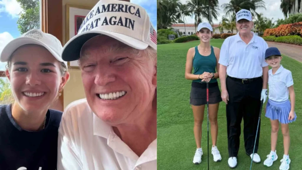 Donald Trump playing golf Donald Trump playing golf