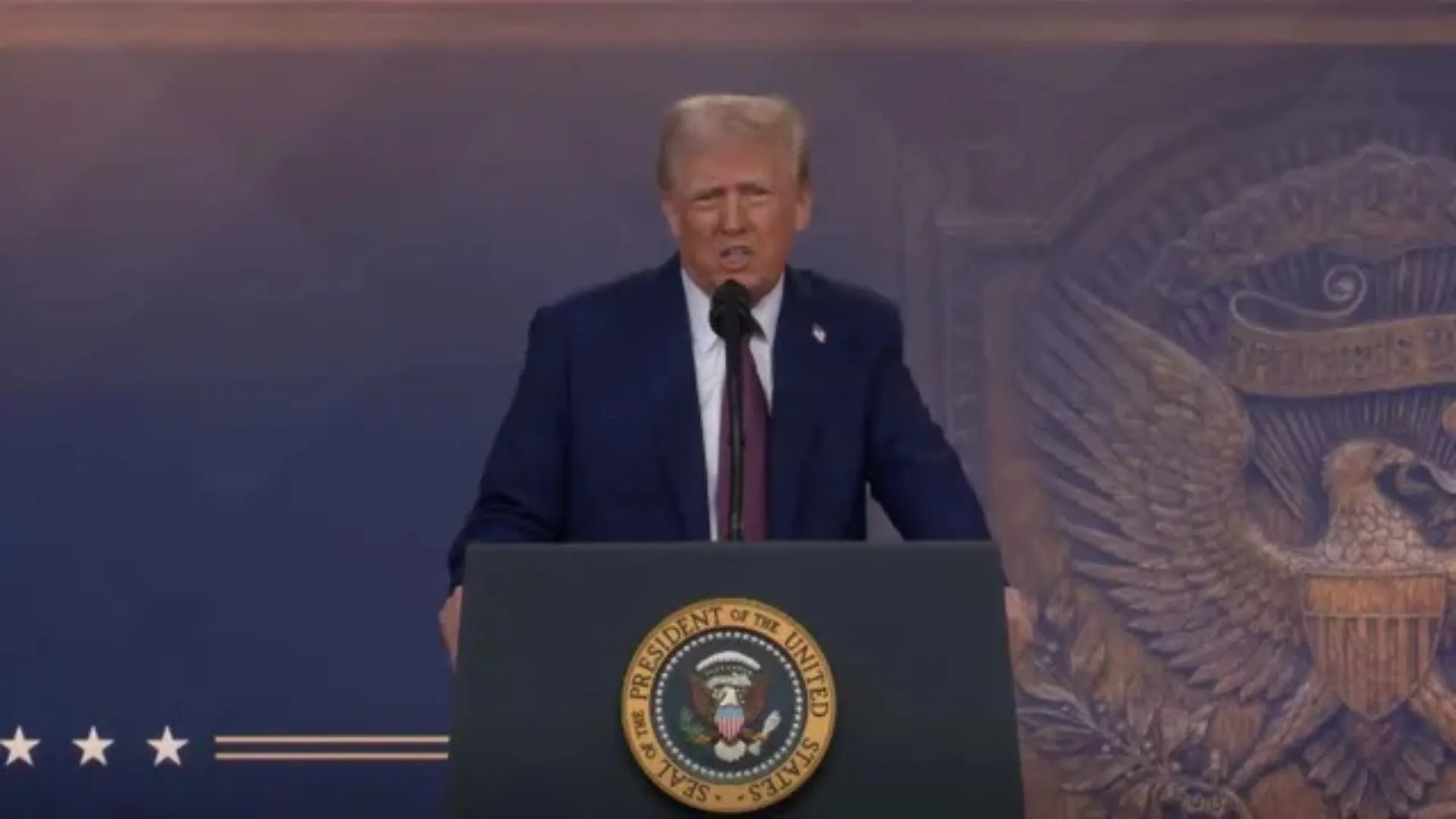 ‘Come make your product in America’: President Donald Trump Urges Business Leaders in First Global Address