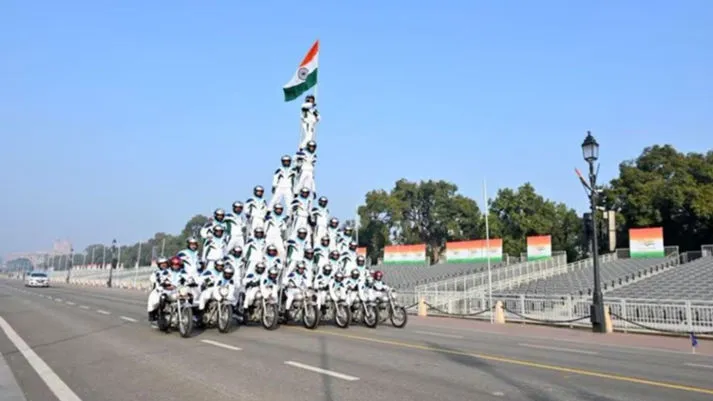 Indian Army’s Daredevils Set World Record with Motorcycle Stunt