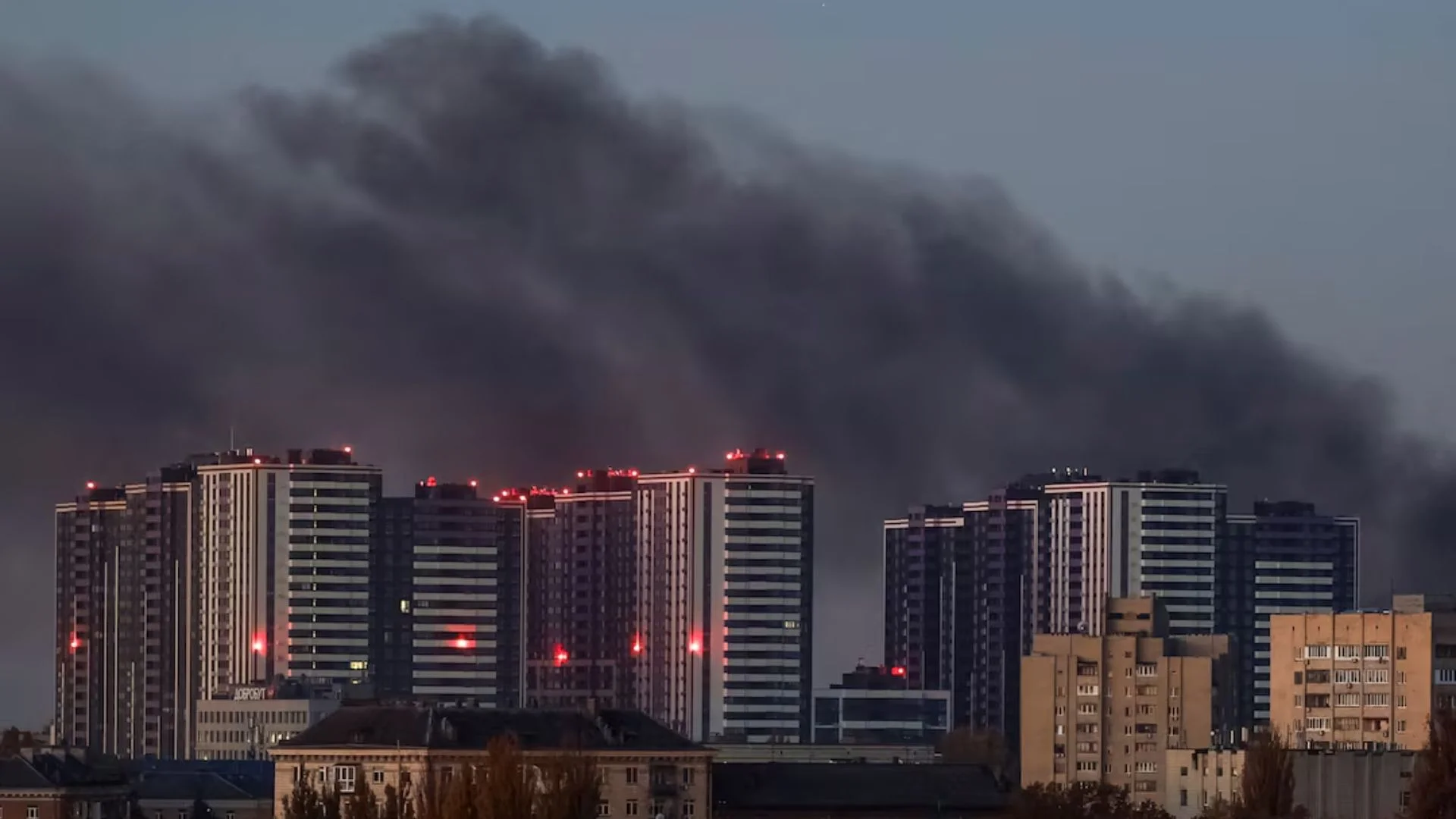Russian Drones Strike Kyiv: Residential Tower Hit, Three Injured In Early Morning Attack