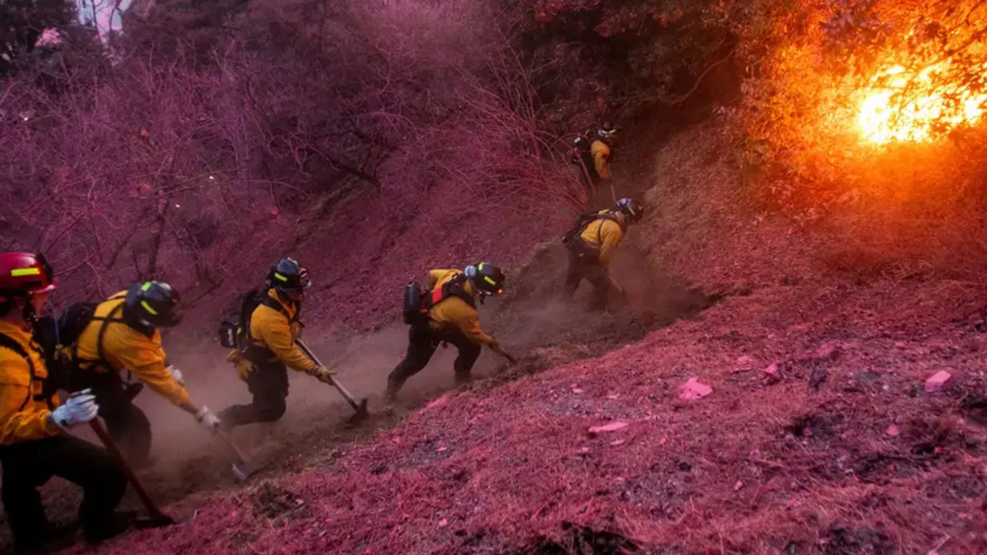LA Wildfires Threatened By Santa Ana Winds, Fears Grow Of Renewed Destruction