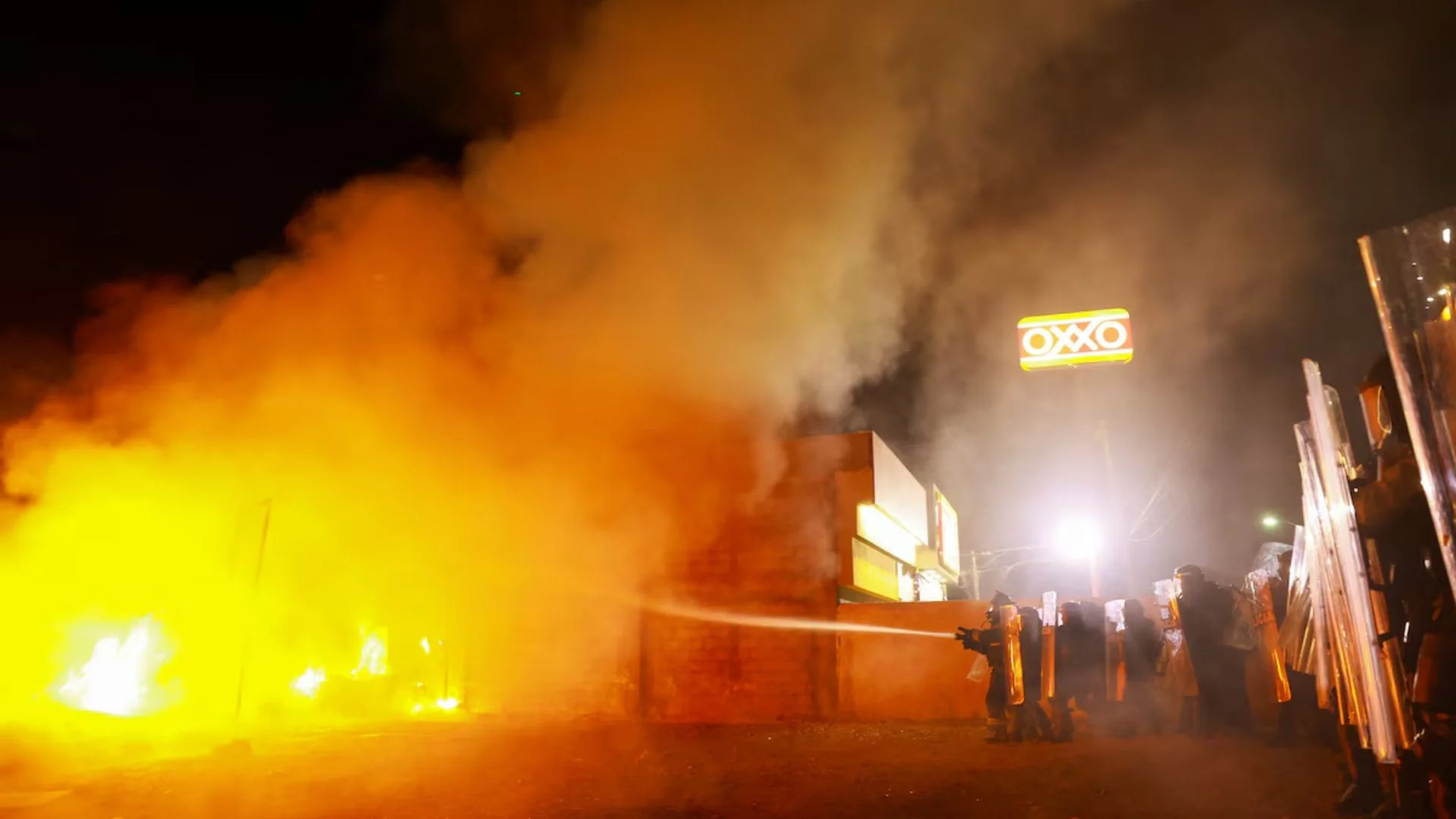 Migrants Set Fire During Mexican Police Raid Ahead Of Trump Inauguration