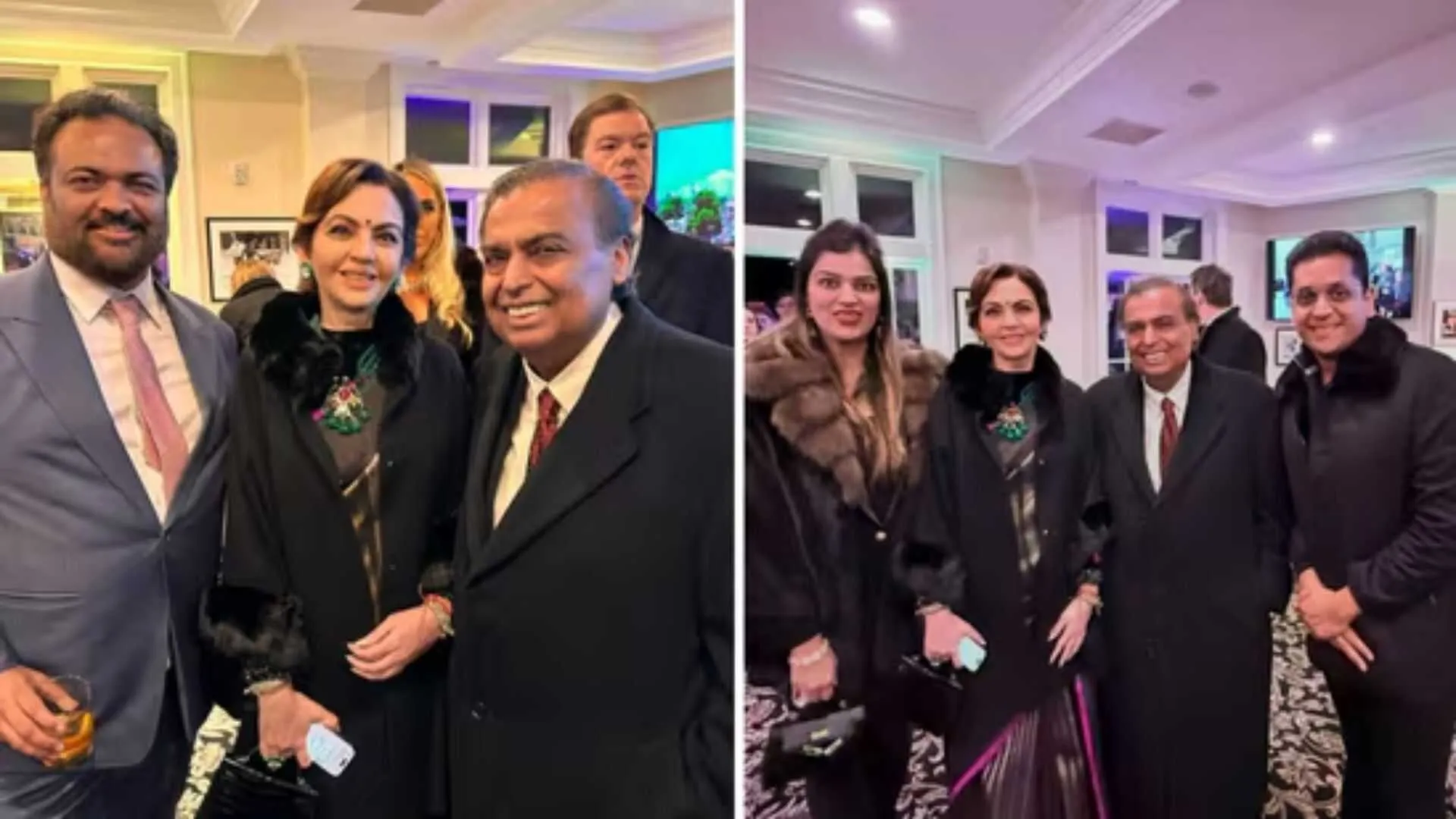 Mukesh and Nita Ambani Attend Donald Trump’s Pre-Inauguration Dinner in Washington | First Pic