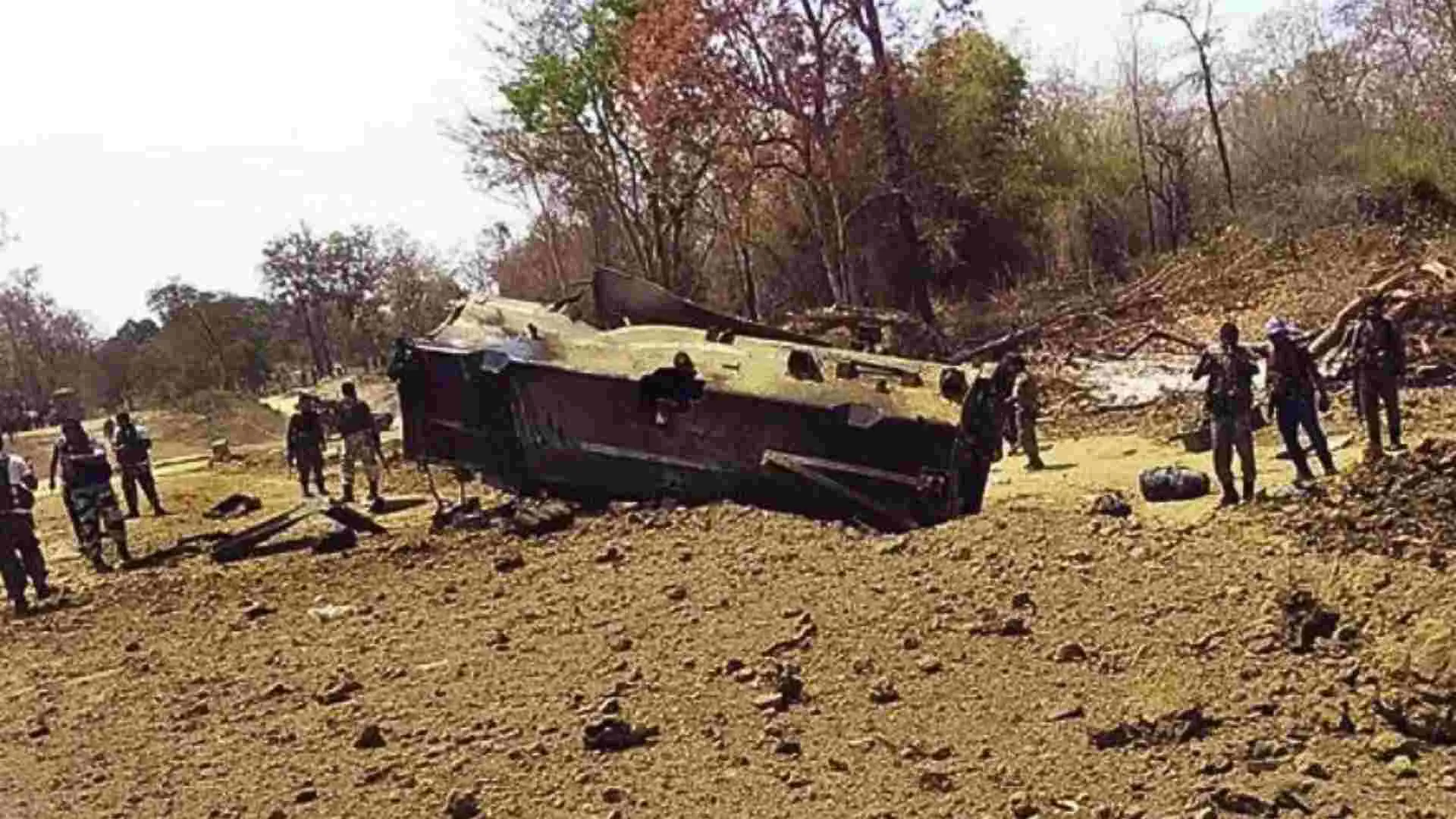 Naxalites Detonate Police Vehicle in Chhattisgarh’s Bijapur, 9 Dead