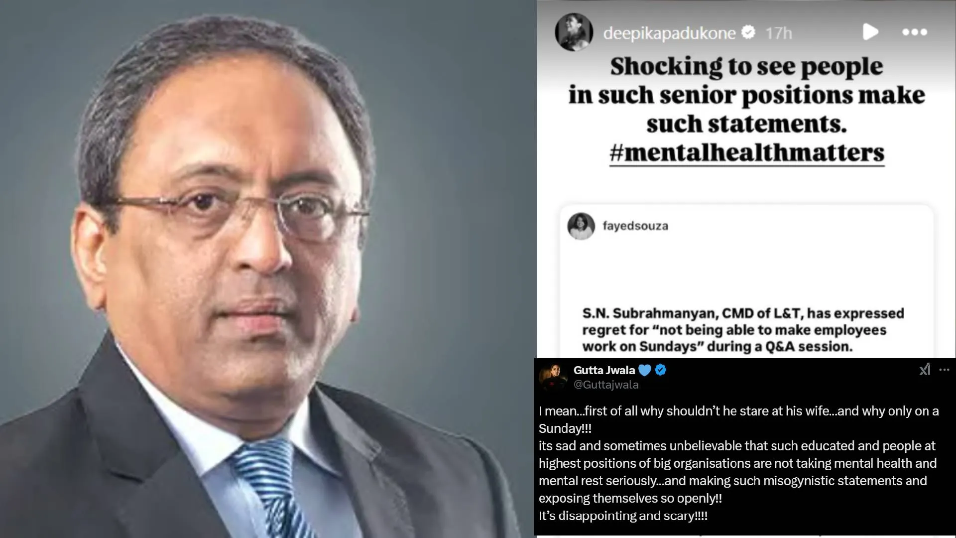 ‘Why shouldn’t he stare at his wife?’ Jwala Gutta on Subrahmanyan’s Work Remarks