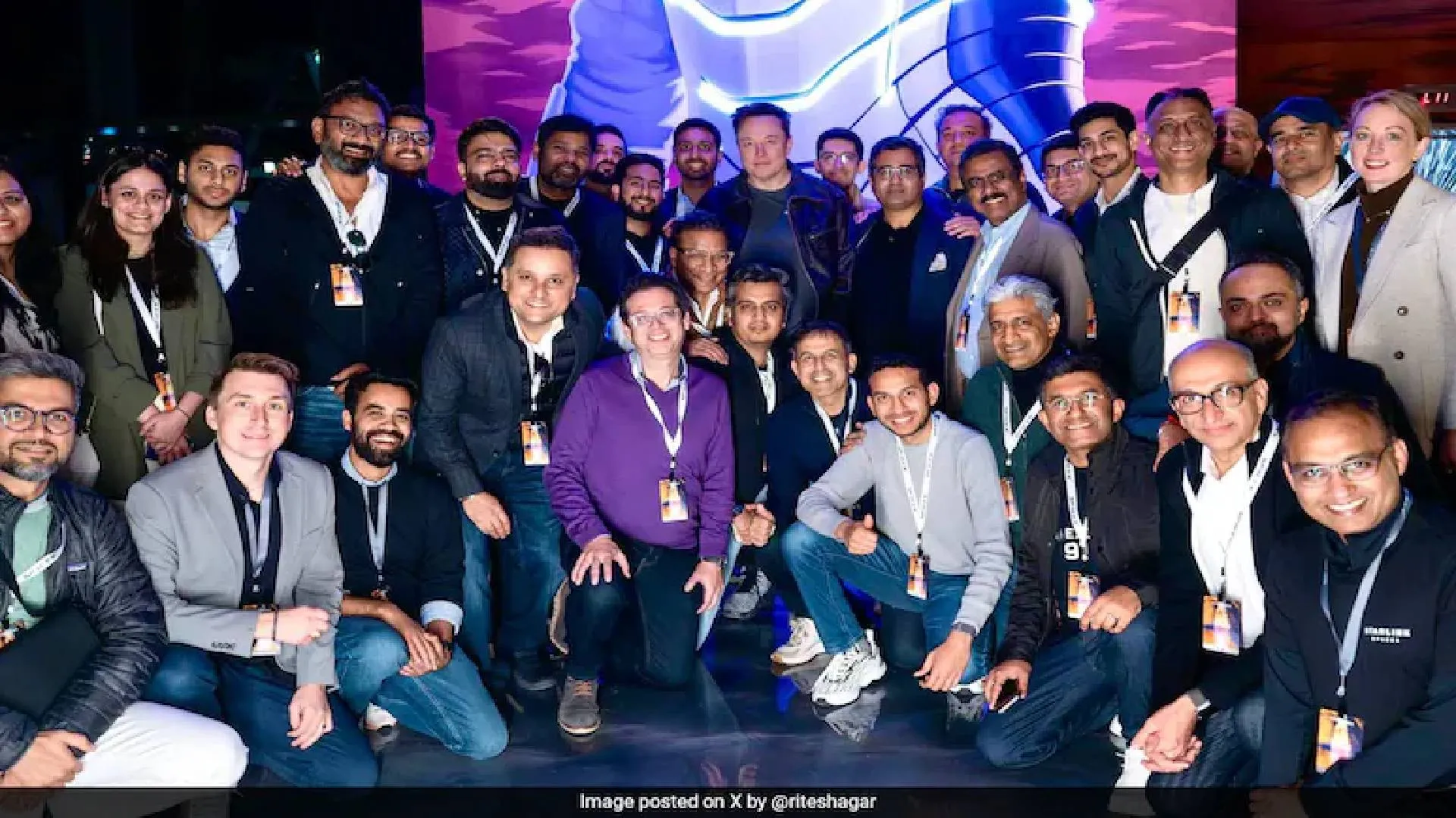 Elon Musk Meets Indian Business Leaders at SpaceX, Discusses Kumbh Mela, Trade, and Space Exploration