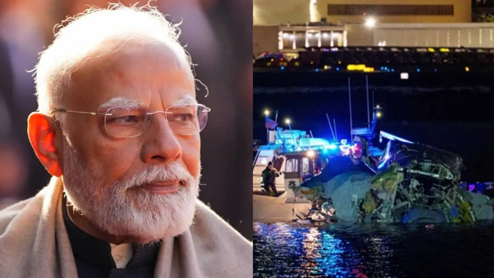 Washington Mid-Air Crash: PM Modi Extends Heartfelt Condolences