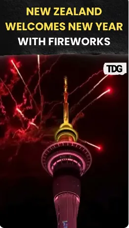 New Zealand’s Auckland welcomes New Year 2025 with fireworks