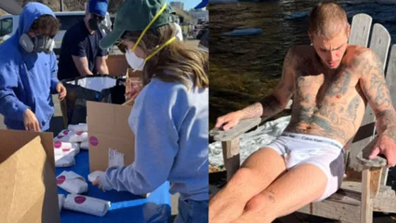 Selena and Benny Volunteer for Los Angeles Wildfire Relief, Fans Clash Over Justin Bieber’s Getaway