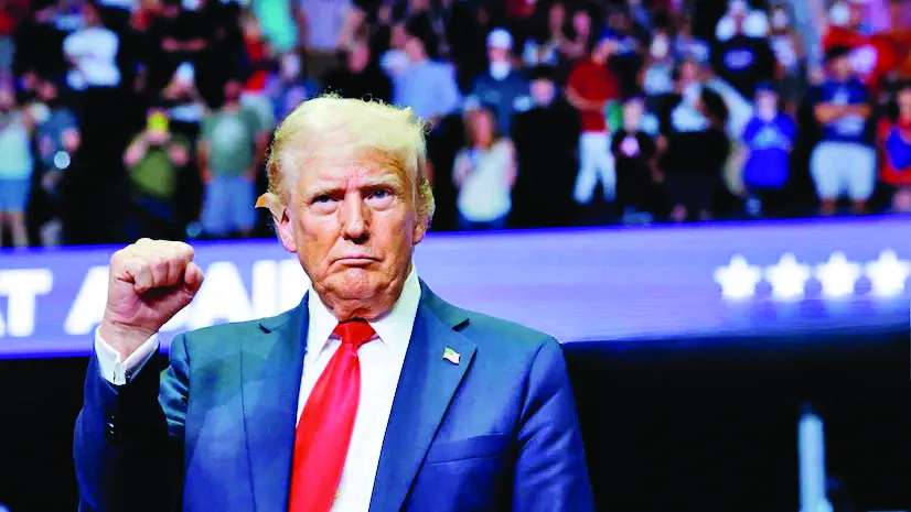 Trump’s swagger & tension in world!