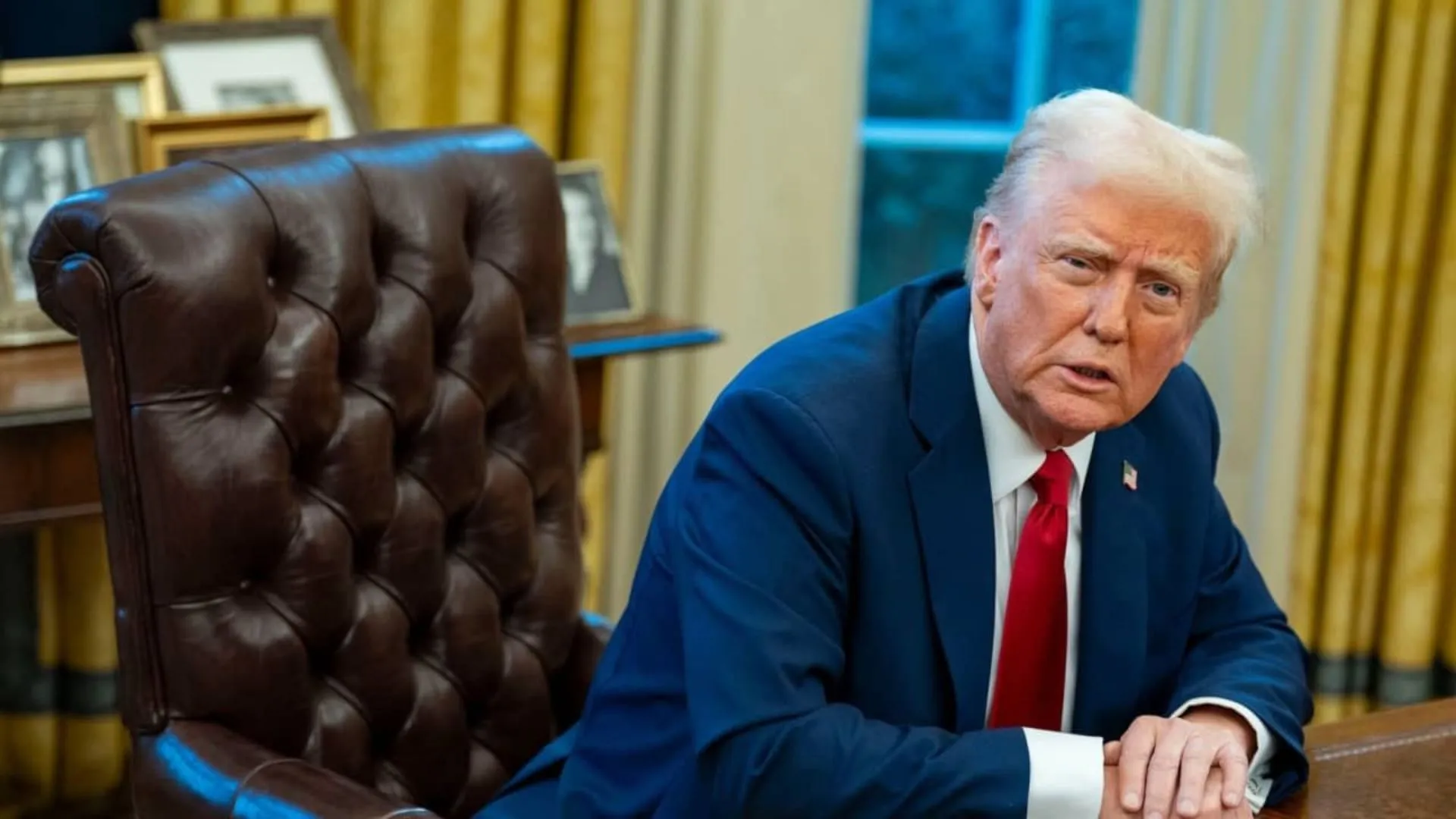 Trump scoffs at journalist’s question on visiting crash site: ‘Want me to go swimming?