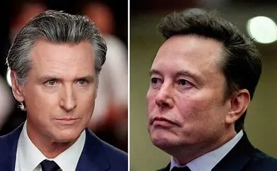 Gavin Newsom Accuses Elon Musk of Spreading Lies About LA Fires