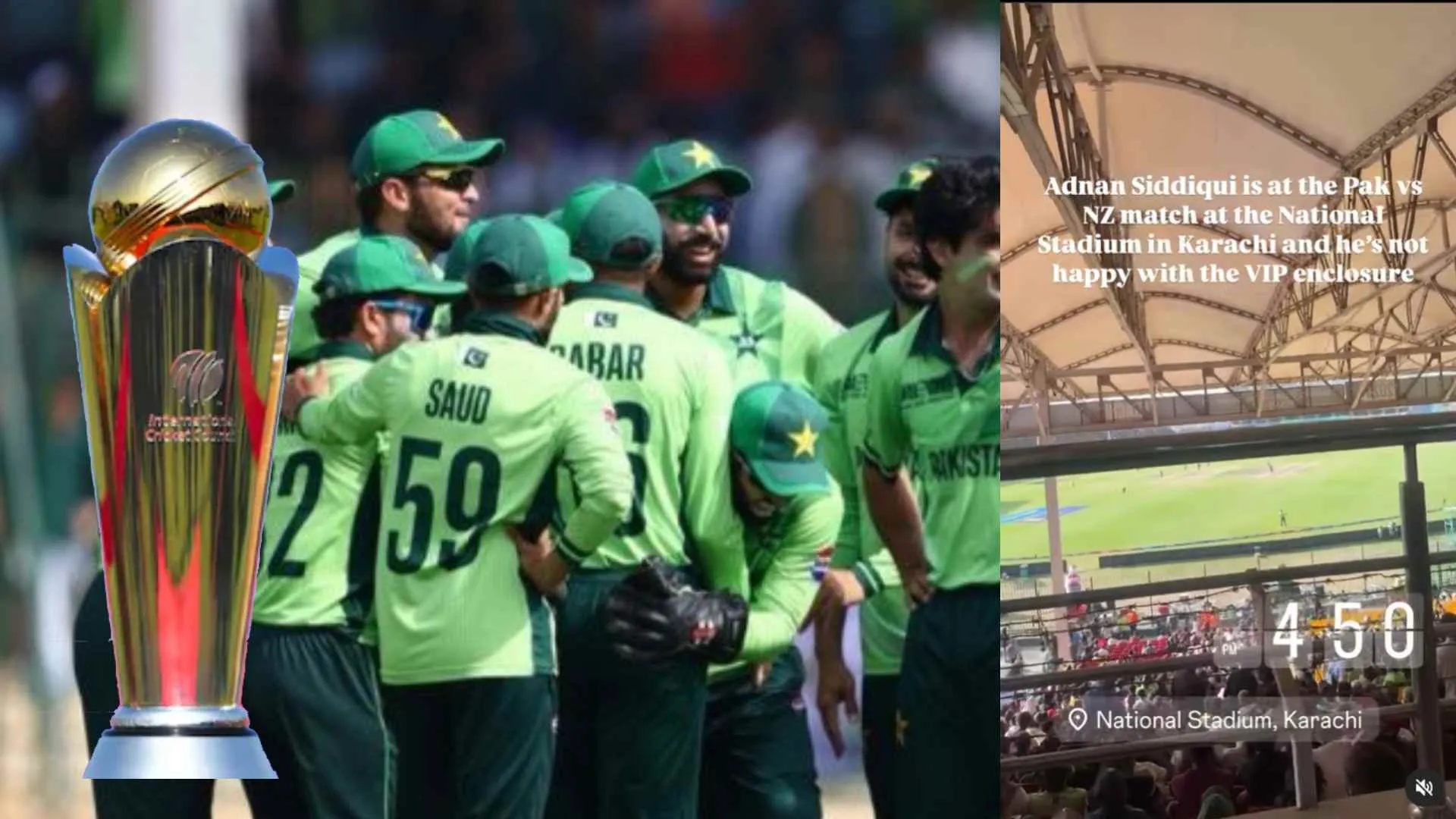 Adnan Siddiqui Criticizes Karachi Stadium Experience at Champions Trophy 2025: “Itna Mehnga Ticket…”