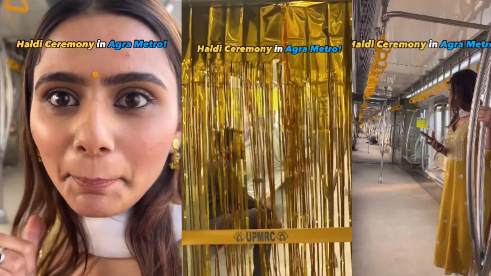 ‘Haldi Ceremony’ in Agra Metro Video Goes Viral| WATCH