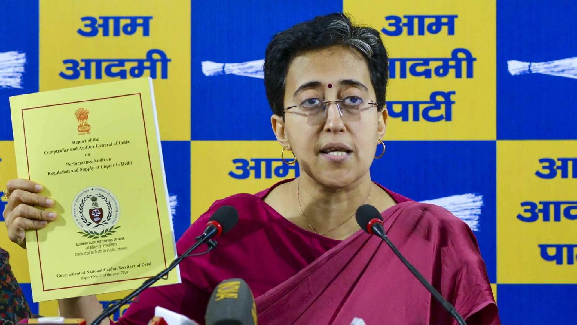 Atishi Defends Scrapped Delhi Liquor Policy Amid CAG Report Claiming ₹2002 Crore Loss