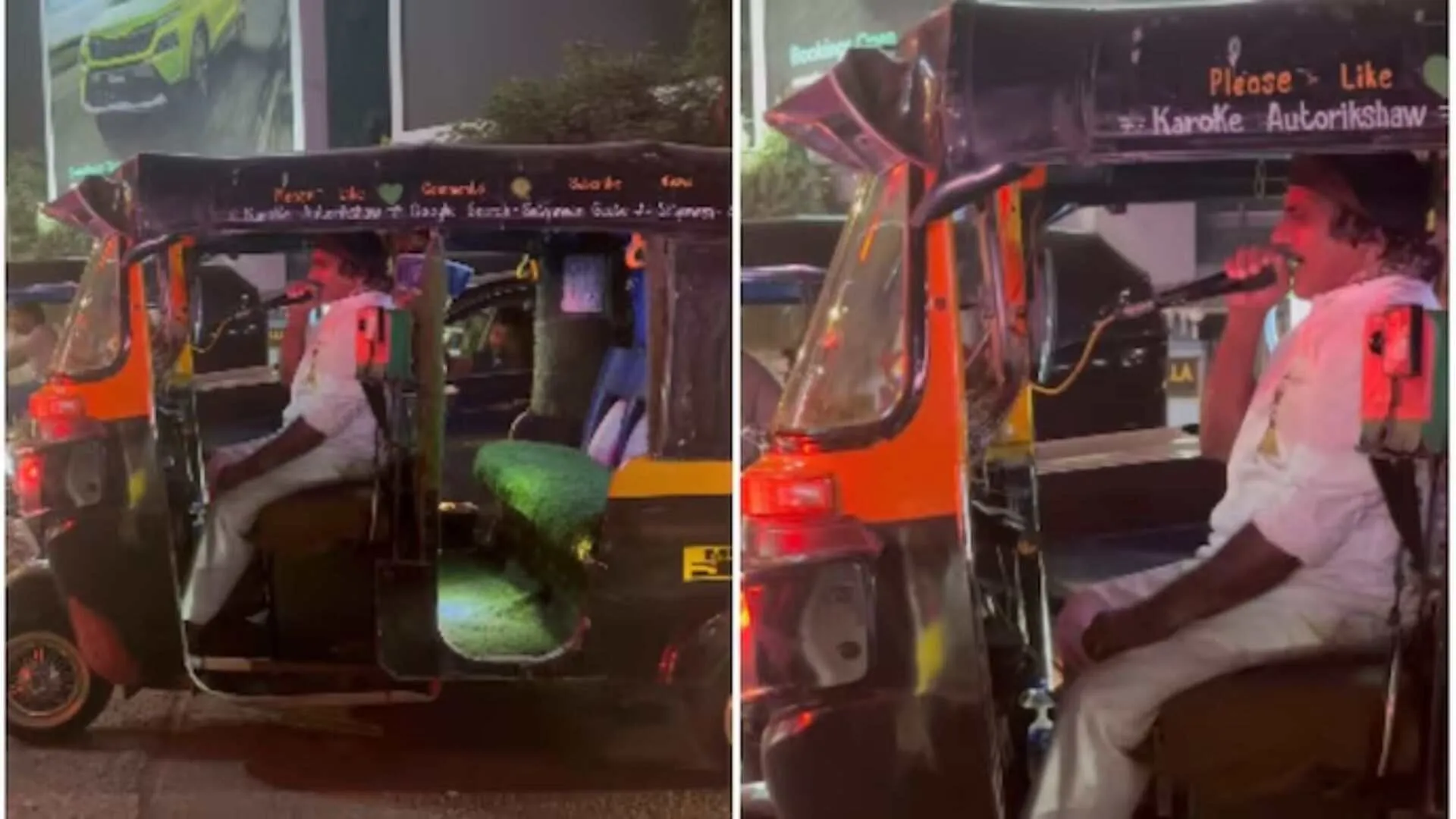 Mumbai Auto Driver Turns Rickshaw Into Karaoke Stage, Sings Bollywood Classics