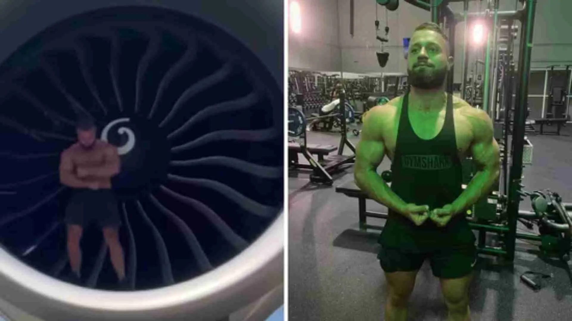 ‘Bilkul Risk Lene Ka’: Bodybuilder Performs Push-Ups On Moving Plane Engine | WATCH