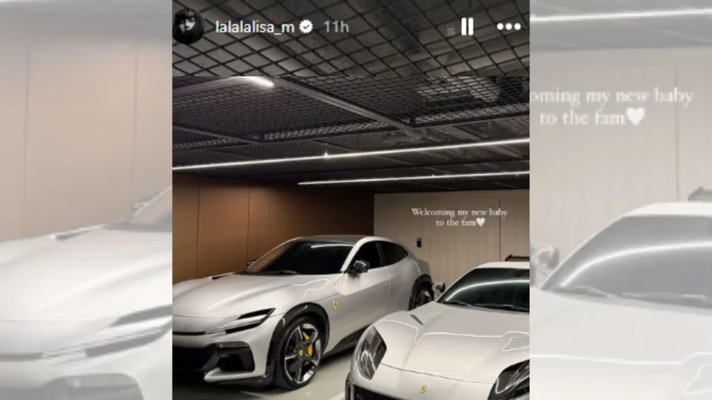 Blackpink’s Lisa expands her luxury car collection with two Ferrari supercars worth 0K and 0K.