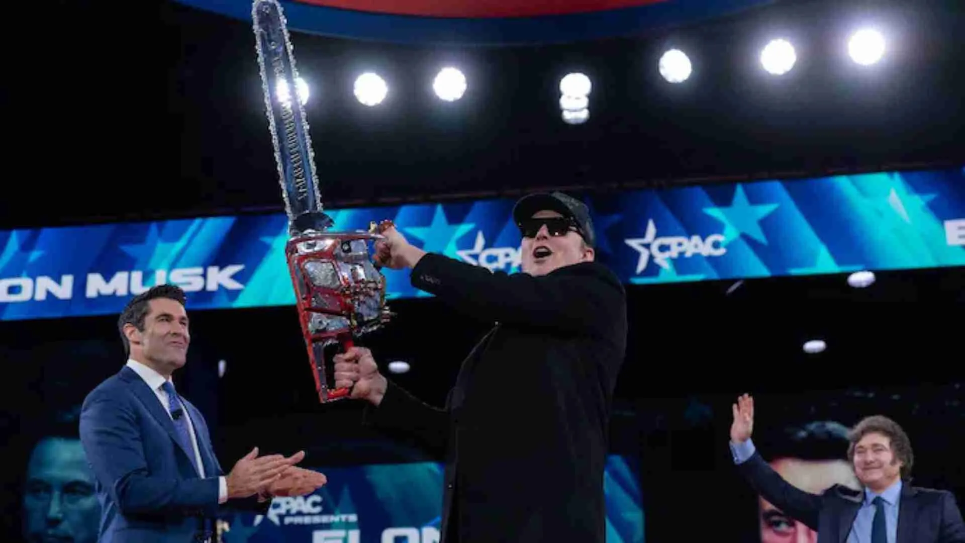 ‘For Bureaucracy!’ Elon Musk Wields Chainsaw Like A Boss | WATCH
