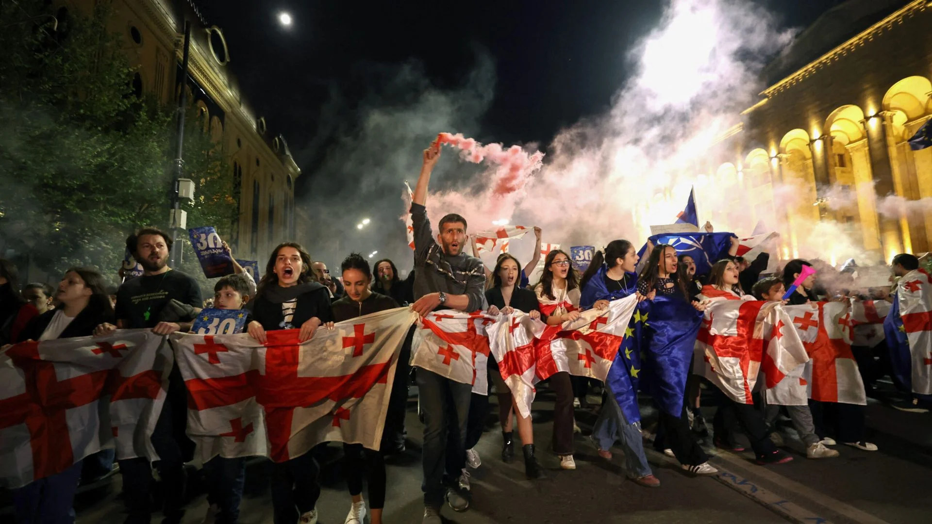 Tensions Escalate In Georgia As Anti-Government Protests Lead To Arrests, Clashes