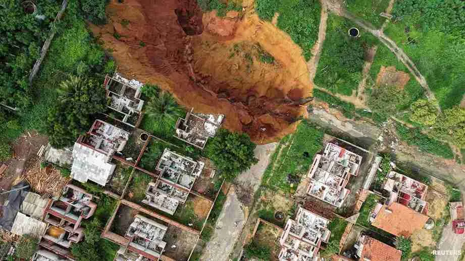 Ground Gives Way! Amazonian Town Faces Doom As Sinkholes Swallow Entire Neighbourhoods