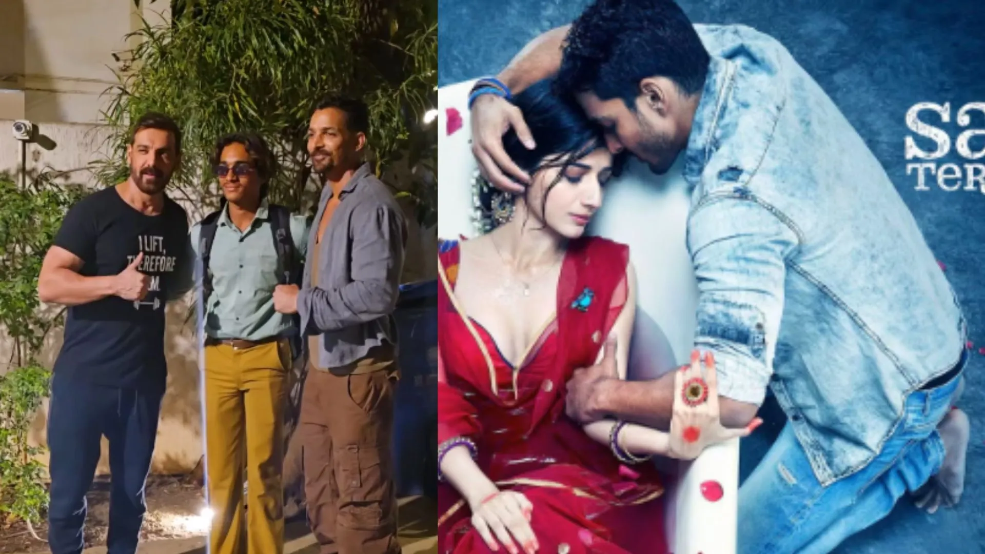 Harshvardhan Rane meets John Abraham; Sanam Teri Kasam Shines in Theatres