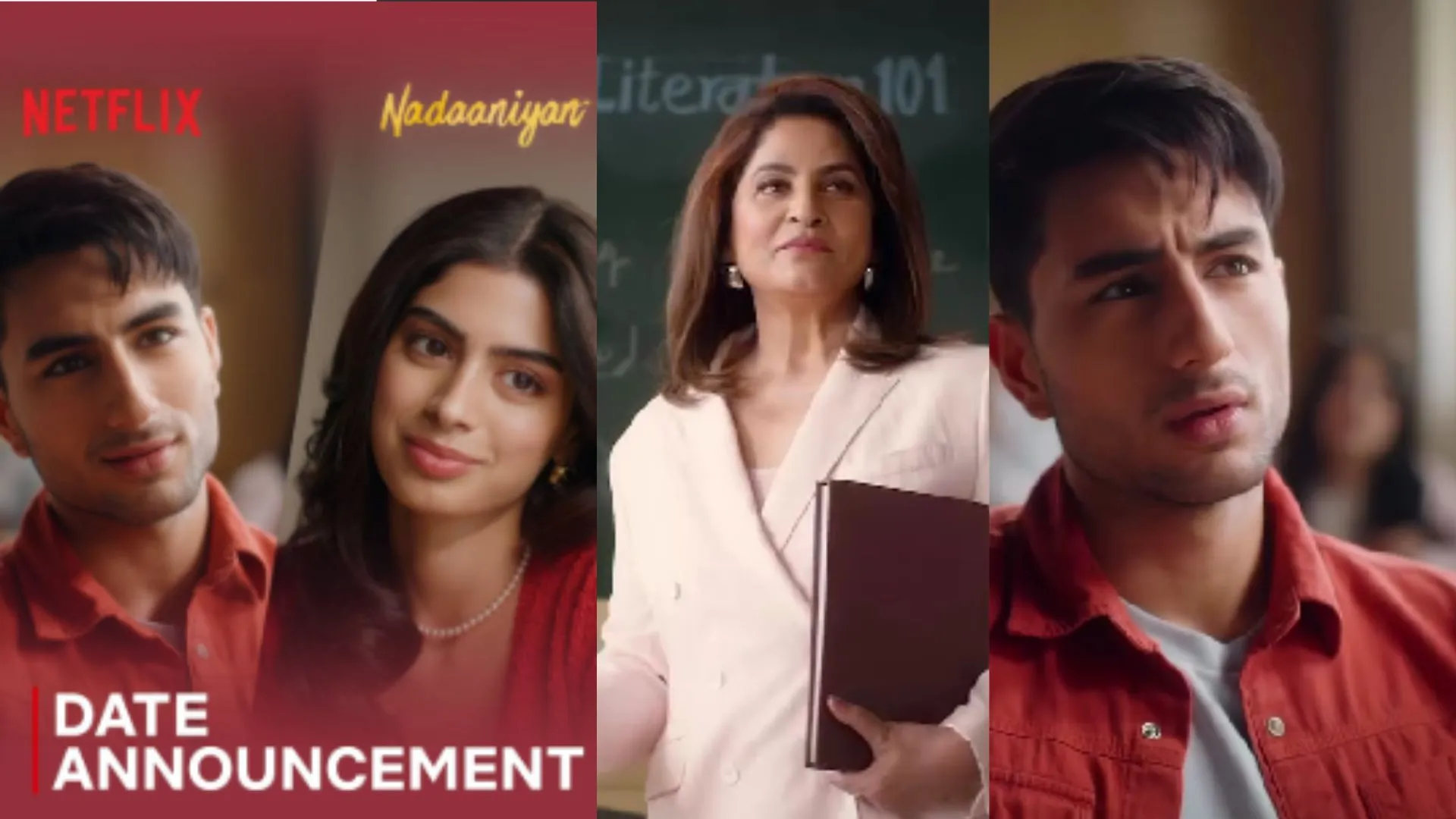 Ibrahim Ali Khan, Khushi Kapoor’s ‘Nadaaniyan’ Release Date is Out, Watch on Netflix