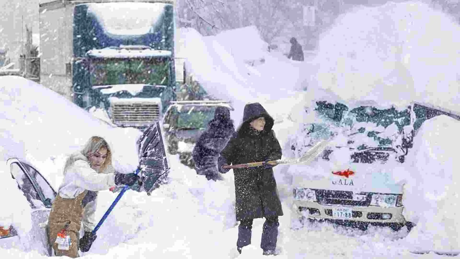 Severe Snowstorm Hits Japan: Flights Canceled, Schools Shut Down